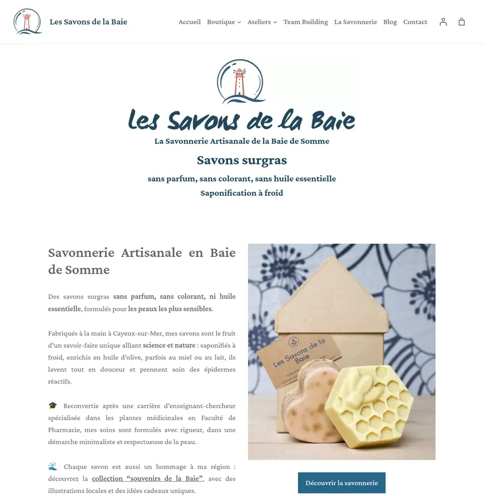 Les savons de la baie